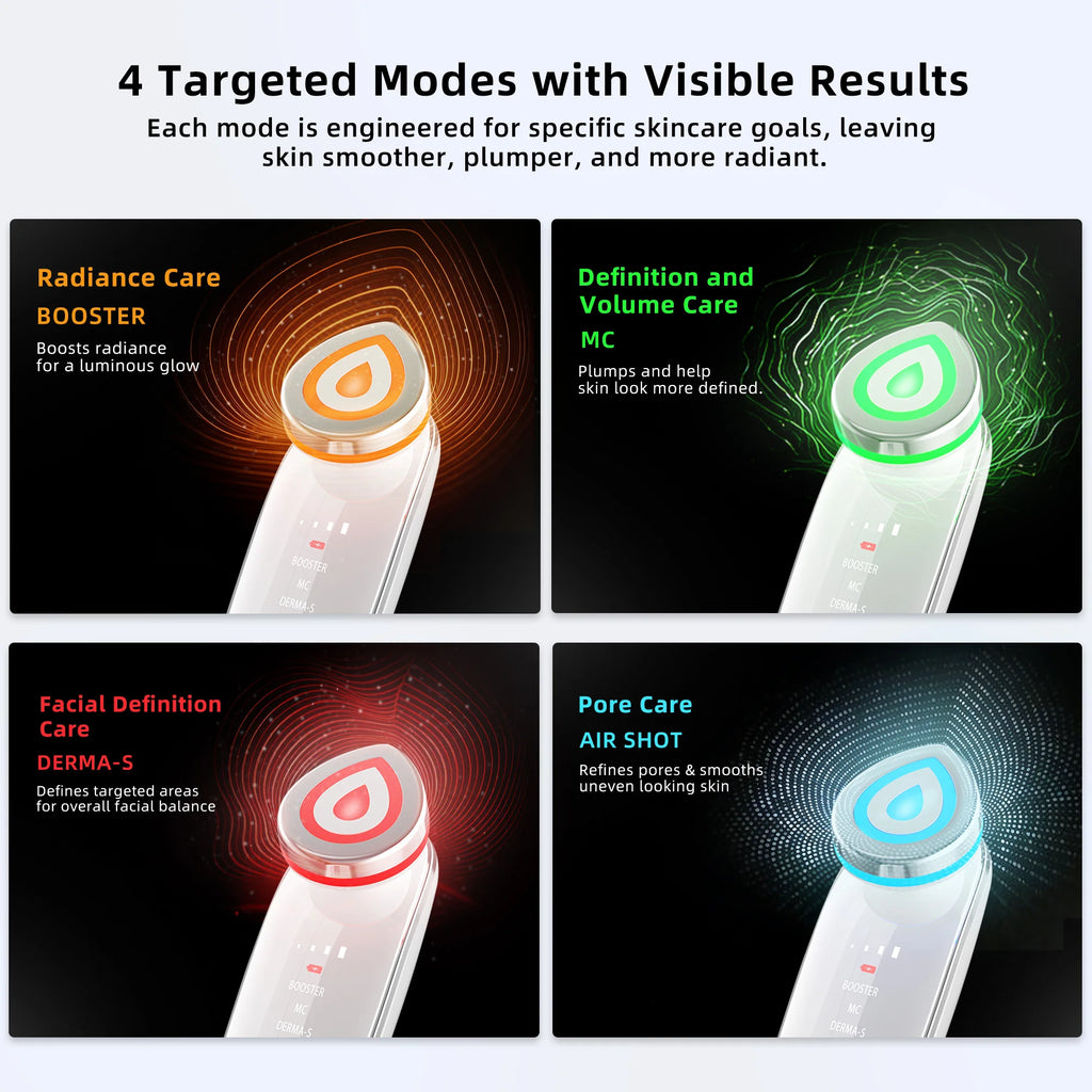 6-in-1 Anti-Aging Face Lift Device | LED Facial Massager & Skin Tightening Beauty Tool